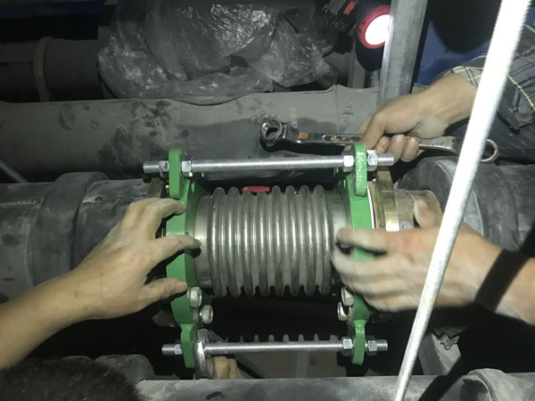 上海華山醫院波紋補償器腐蝕漏水問題解決