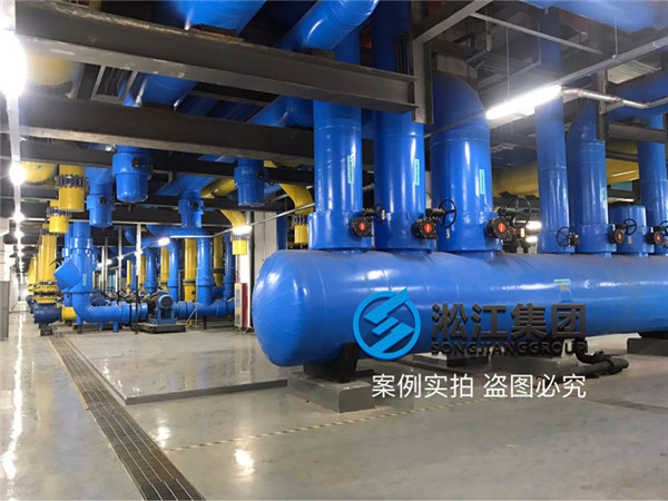 合肥京東方B9橡膠軟接頭?安裝現場