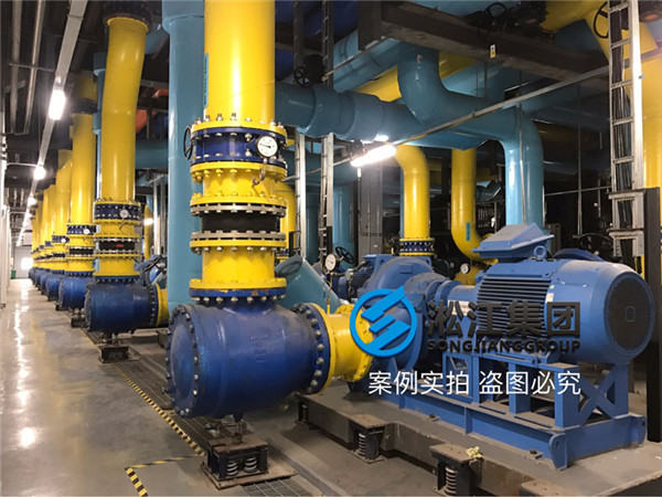 合肥京東方B9橡膠軟接頭?安裝現場