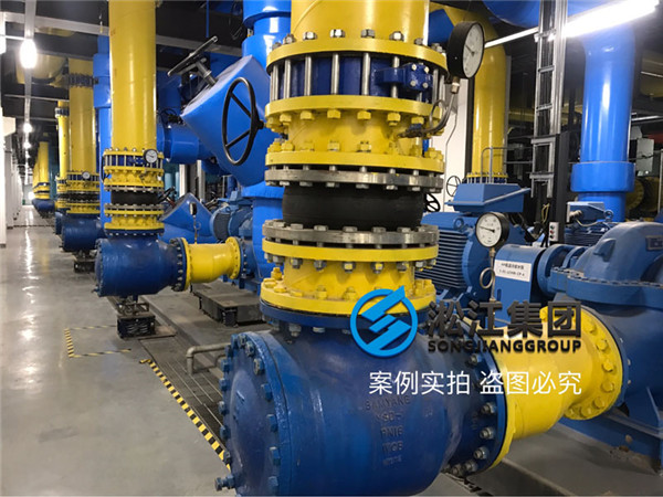 合肥京東方B9橡膠軟接頭?安裝現場