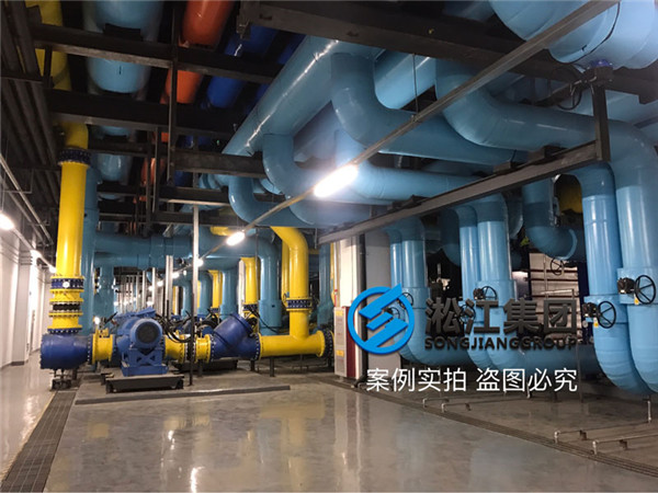 合肥京東方B9橡膠軟接頭?安裝現場