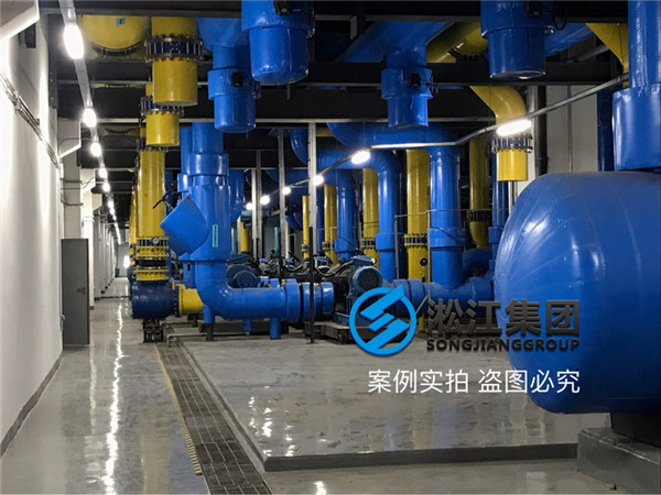 合肥京東方B9橡膠軟接頭?安裝現場