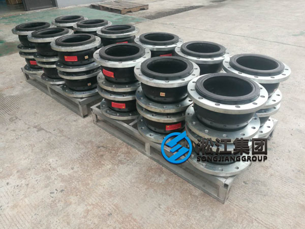 DN250氟橡膠軟接頭發往福清市現場